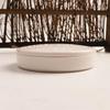 Round White Imitation Porcelain Plastic Palette with Lid for Acrylic and Watercolor Painting