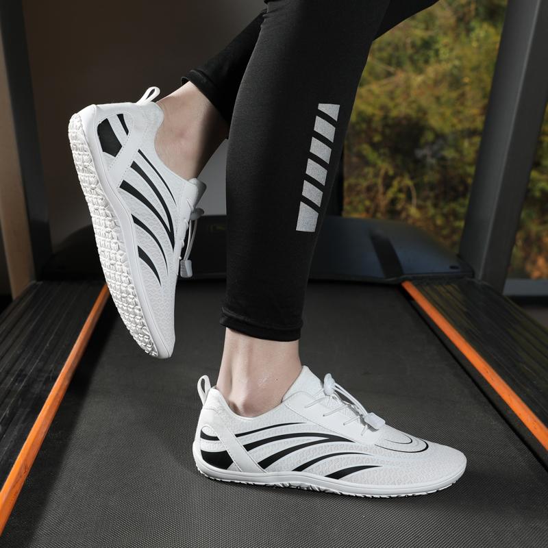 Men Barefoot Casual Flats Wide Palm Women Pink Driving Shoes White Walking Shoes Yoga Fitness Shoes Plus Size