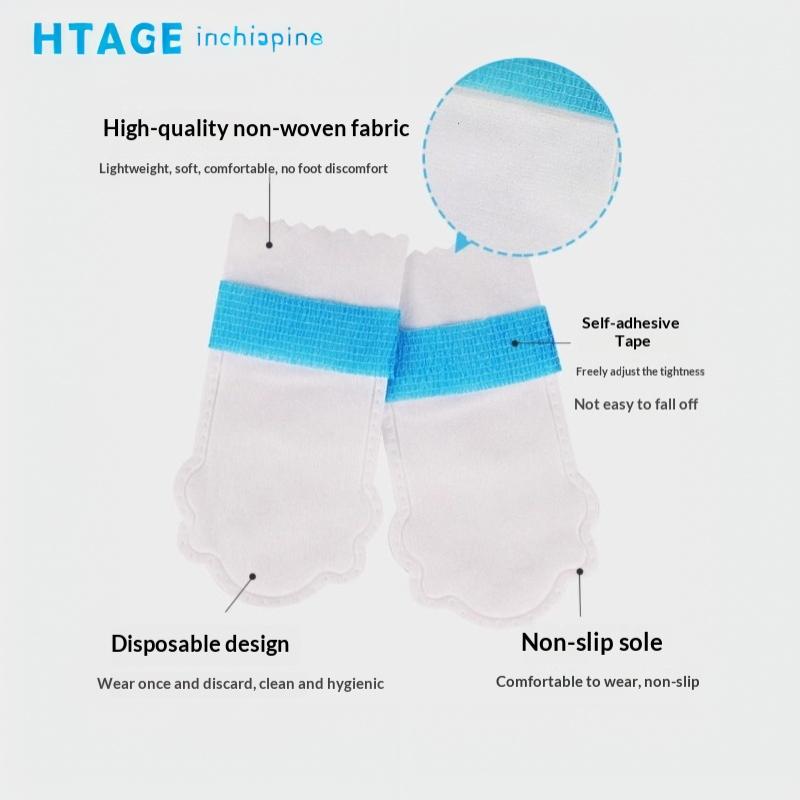 Disposable Non-woven Pet Paw Protectors 20Pcs Waterproof Anti-Dirt Dog Shoes Socks for Puppy Potty Training Use
