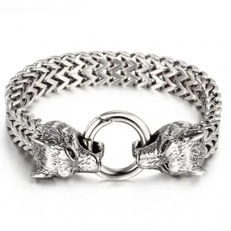Schädel Perlenarmband Herren Dominant Retro Punk Trend Armband Gothic Hip Hop Rock Motorrad Fahren Schmuck Geschenk