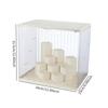 Clear Showcase for Figures, Storage Container, Display Stand