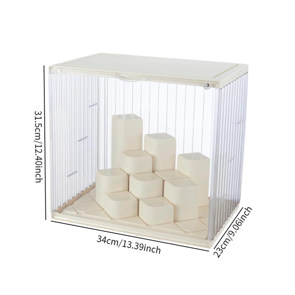 Clear Showcase for Figures, Storage Container, Display Stand
