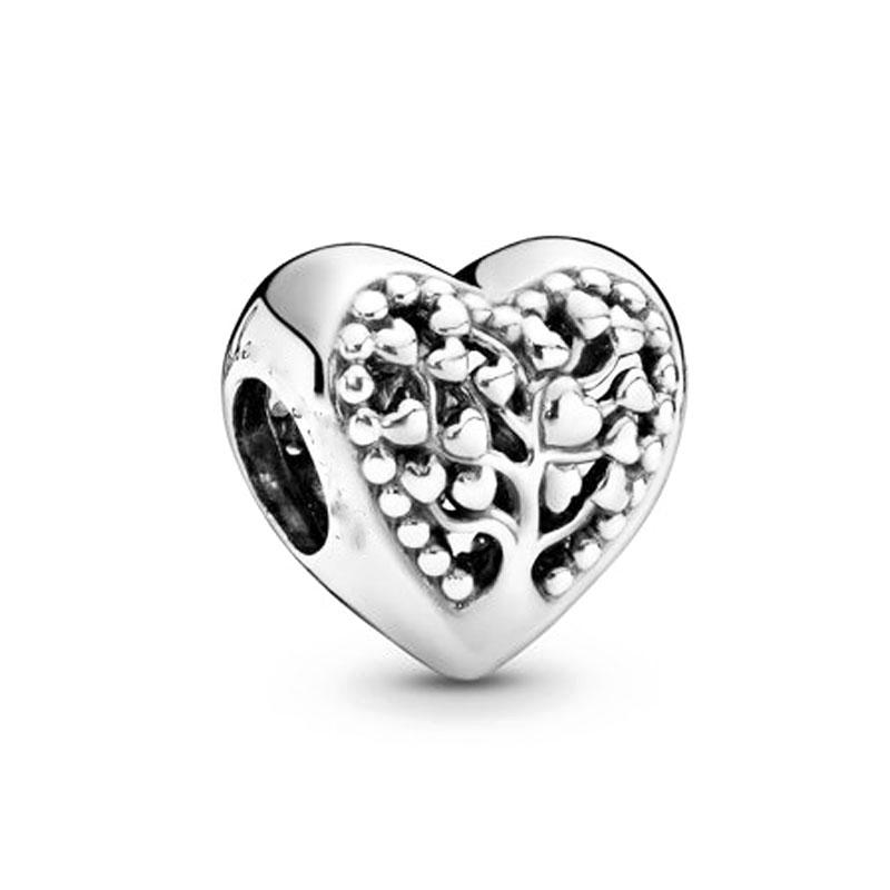 Europe NEW 925 Silver Mom Pendant Charm Love Family Bead Fit Original Pan Thin Bracelet Jewelry For Gift