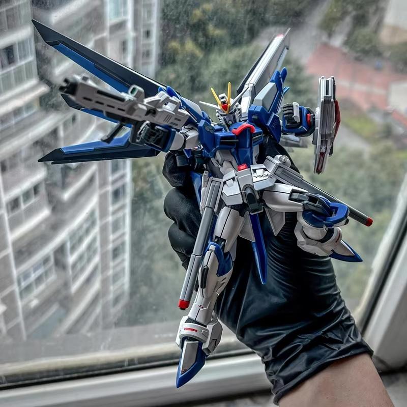 Flying Freedom Hg 1/144 Seedfreedmo Mech Assemble The Model Action Figures Children'S Toy Collectible Decoration Gifts
