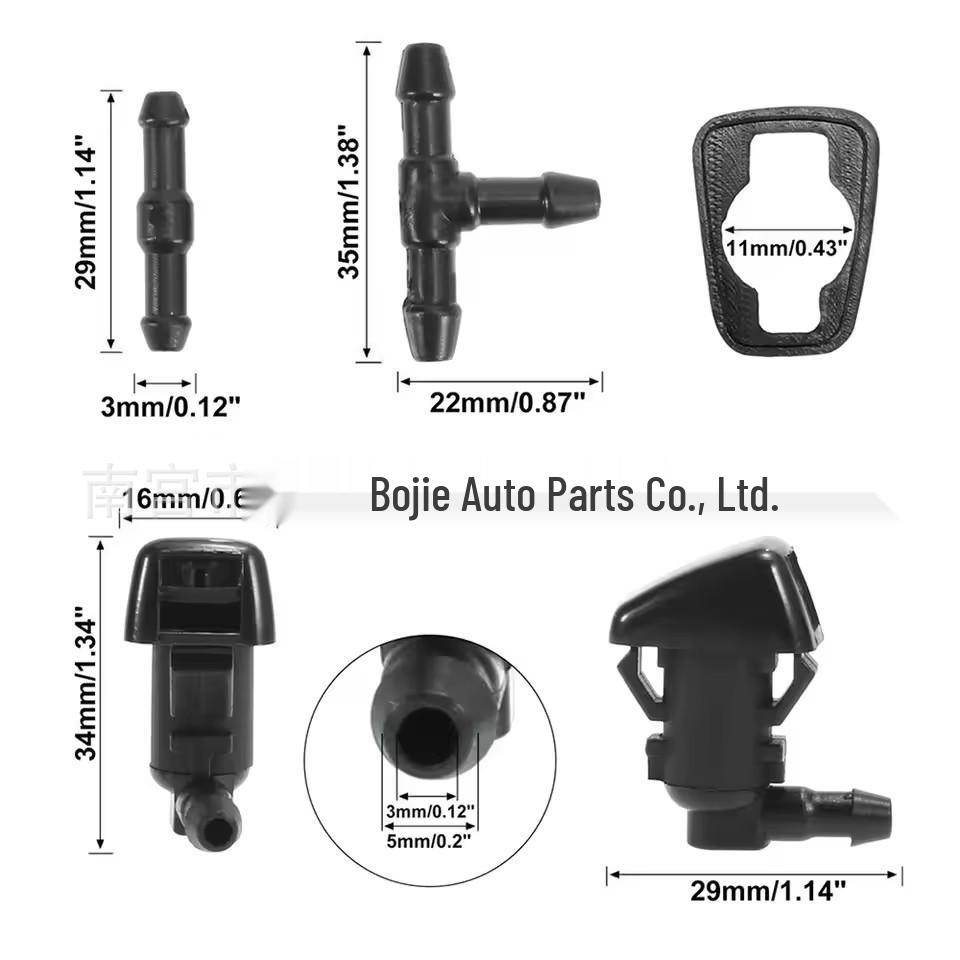 Ford F-Series (F250, F350, F450) Windshield Washer Nozzle Part BC3Z-17603-A 7C3Z17603A