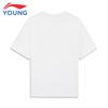 Li-Ning Unisex Kids' Sporty Short Sleeve T-Shirt with Big Logo