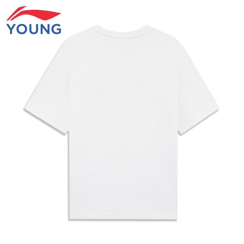 Li-Ning Unisex Kids' Sporty Short Sleeve T-Shirt with Big Logo