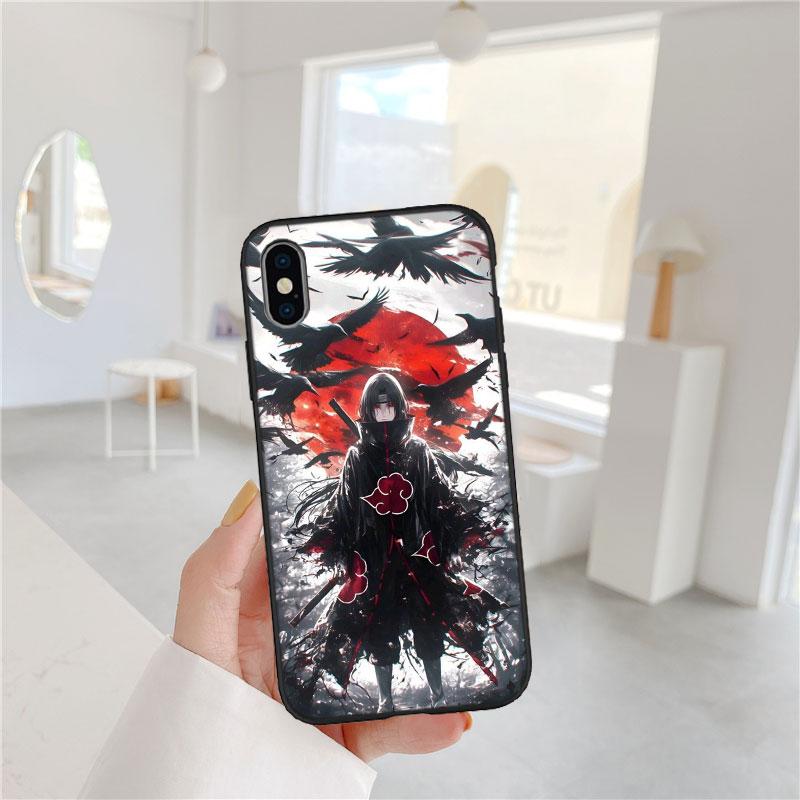 PP5 Anime Naruto Akatsuki Soft Shell Phone Case for Redmi Note 10 11 12 Pro Max 10S 10C 10T 11A 11S 12S 12C