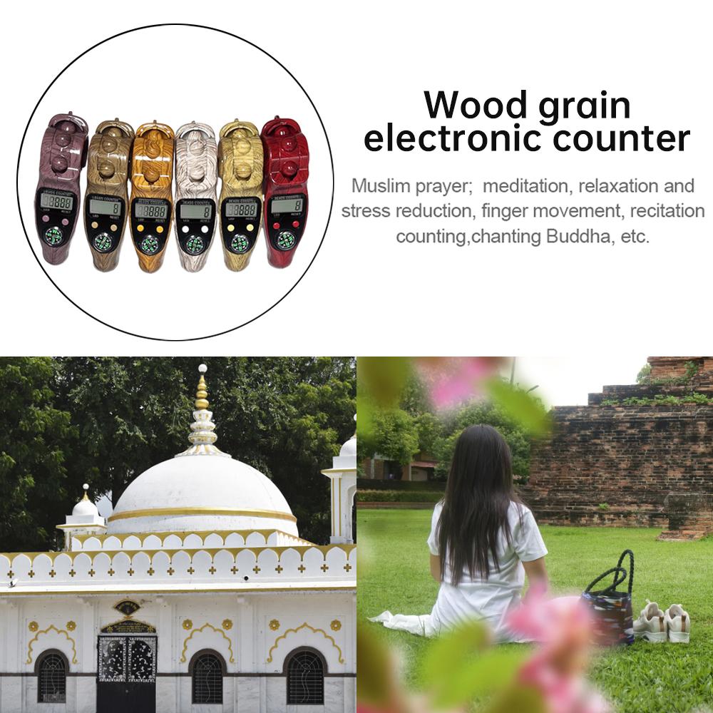 Handheld Counter Portable Digital Buddha Bead Counter Electronic Stress Relief Counter Prayer, Meditation, Stress Reduction