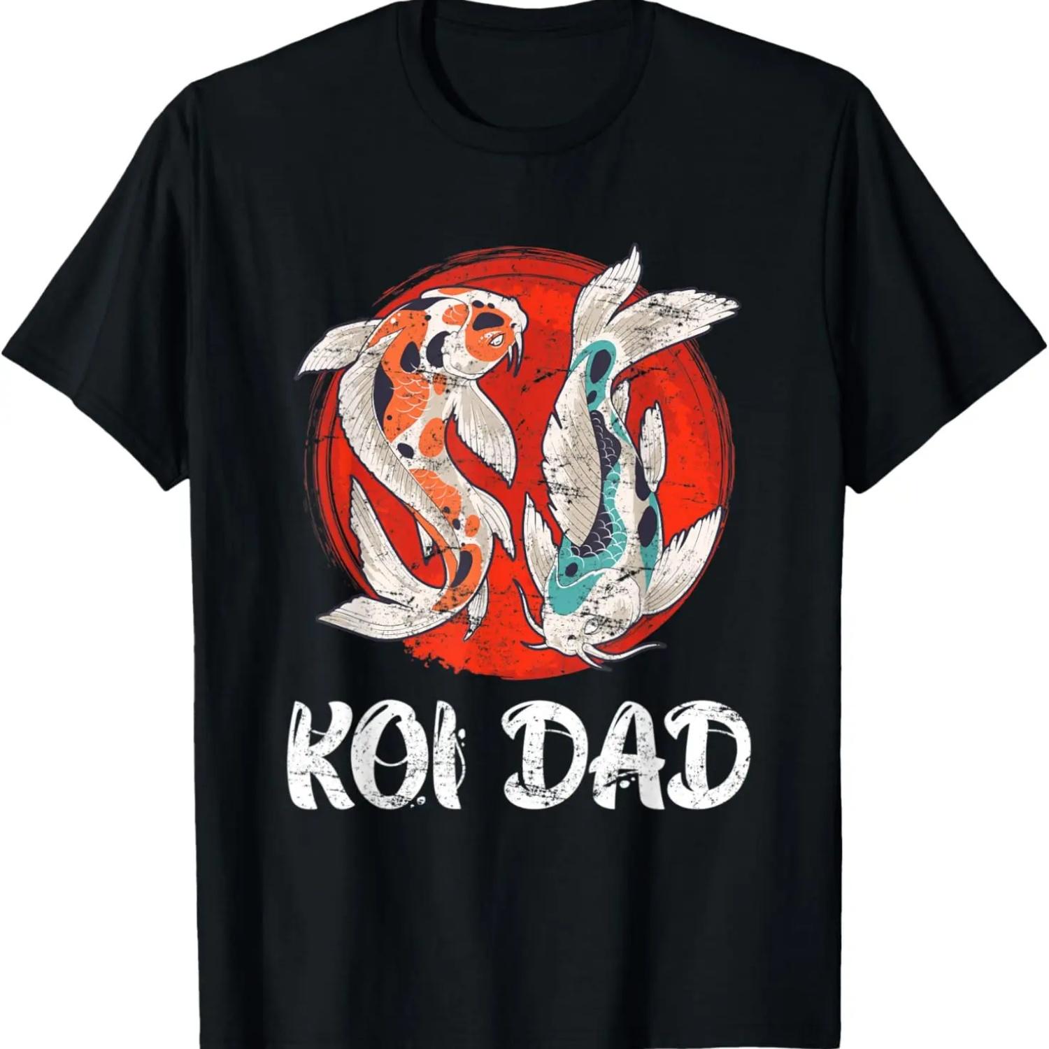 

Koi Dad Koi Pond Fish Pond T-Shirt XXXXXL чорний