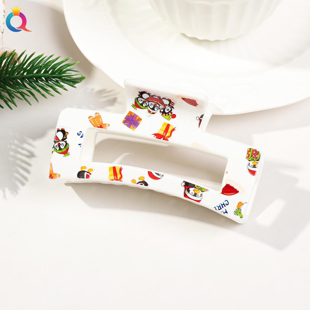 Weihnachts Haarnadel Dame Niedlich Süßer Druck Haarnadel Greifklemme Haarklammer Haaraccessoires