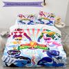 3pcs Mighty Morphin Power Rangers Pattern Bedding Set Duvet Cover Set Includes Duvet Cover &pillowcases, Perfect All Season Bedroom Decoration & Gift