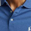 Polo Ralph Lauren Solid Color Logo Embroidered Polo Collar Long Sleeve Polo Shirt Men Tops Blue 710884588-007