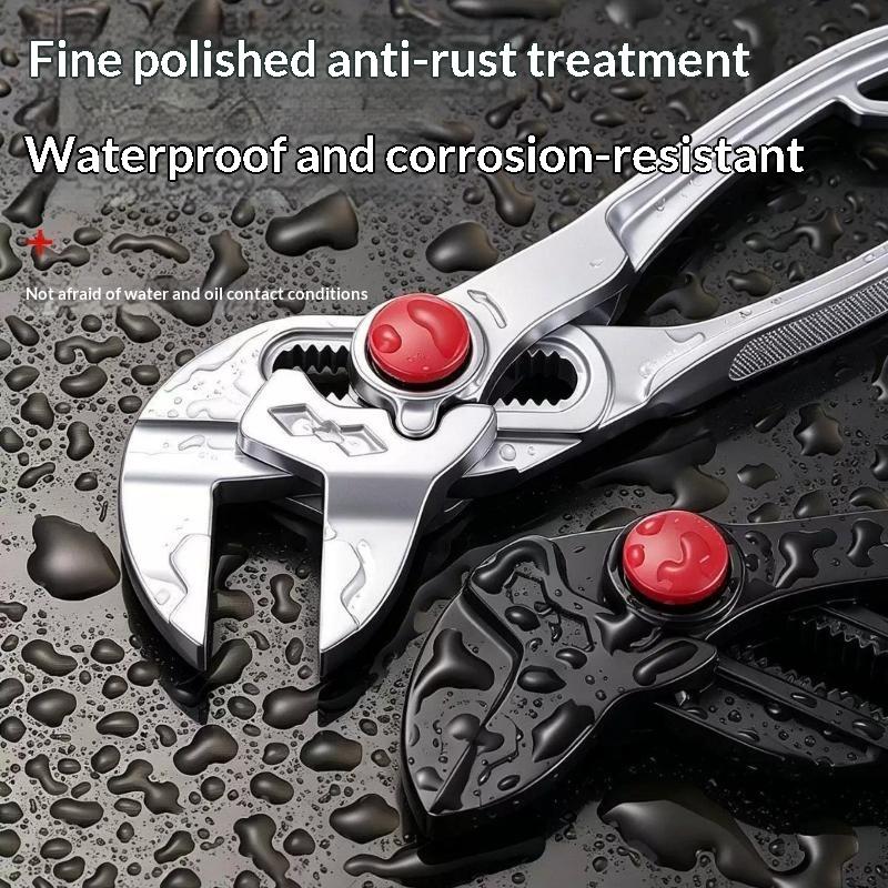 4 Zoll verstellbare Wasserpumpenzange Mini Multifunktions-Rohrzange für Sanitärinstallationen Industriequalität Hohe Härte Handwerkzeug