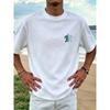 European Size New Men'S T-Shirt with Turtle Print, Comfortable And Breathable for Summer Casual Vacation