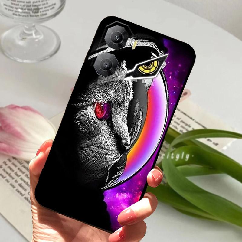 Soft Back Cover For ZTE Nubia Neo 3 5G Z2464N Phone Case Cool Wolf Lion Silicone Black TPU Funda For Nubia Neo3 Protective Shell