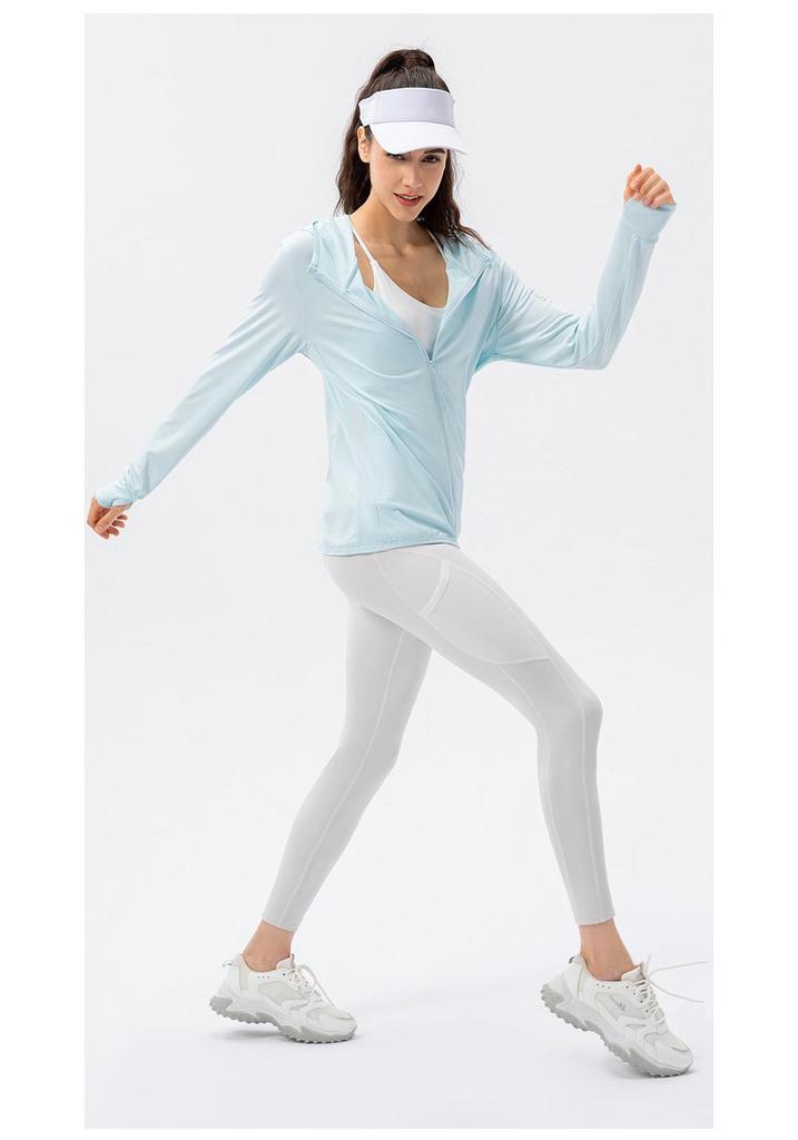 Women's Lightweight UPF50+ Sun Protection Jacket - Breathable, Summer Style