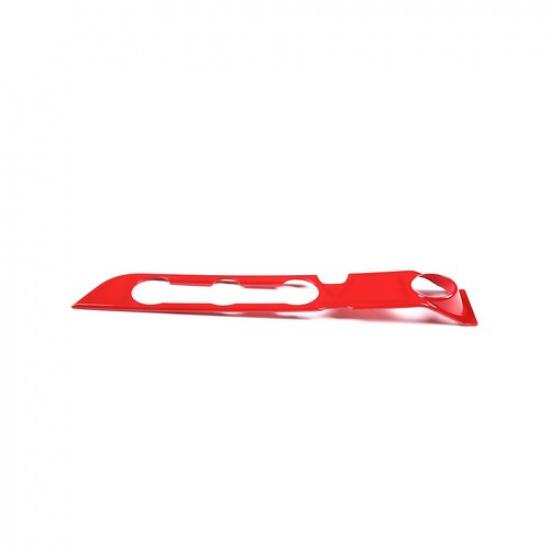 ABS Red Kit Car Air Condition Button Panel Trim Cover For Toyota Tacoma 2016-22