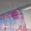 Flat Printing Curtains Without Rod Blossomdreams Chic Curtain Durable Polyester Room Decor Living Set Of 2 Made