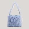 New Japanese sweet ballet mesh lace tulle pleated pearl splicing shoulder bag large-capacity women's bag