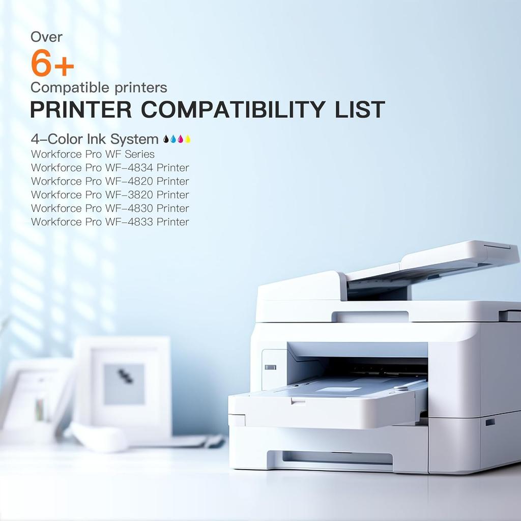 E-Z Ink Pro 822XL 822 Ink Cartridges High Yield Remanufactured Replacement for Epson 822 822 XL T822 Ink Cartridges Combo Pack to Work with Workforce