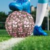 Pink Bowknot Leopard Indoor Soccer Ball Size 5 Colorful All Ages Machine Stitched PVC Competition Ready Durable High-Bounce