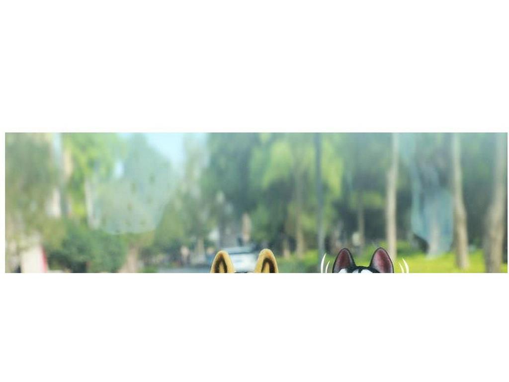 Niedliche Cartoon-Hund Wackelkopf-Ornament für die Autoinnendekoration