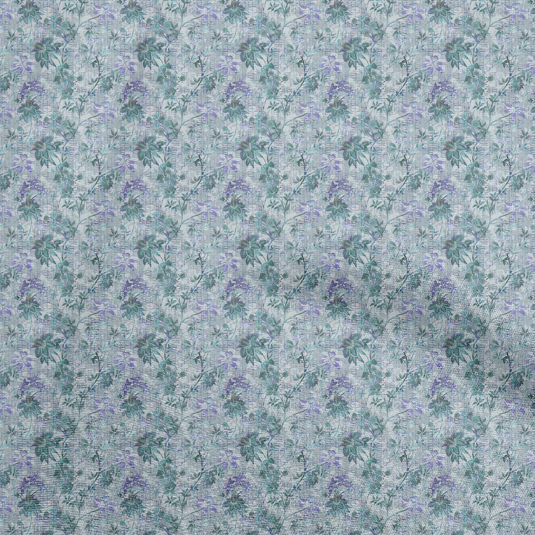 

oneOone Cotton Flex Black Fabric Batik Quilting Material Print Швейна тканина у дворі 40 дюймів 42 Inch Wide - Viscose Chiffon кольору морської хвилі