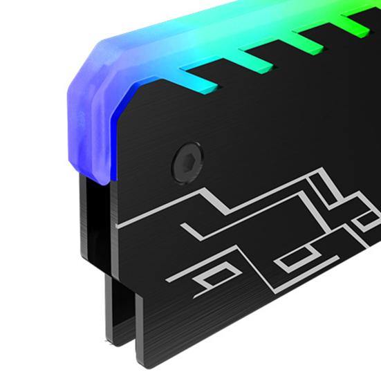 JONSBO Universal RGB Light LED Memory 256 Color RAM Radiator Cooling Vest Heat