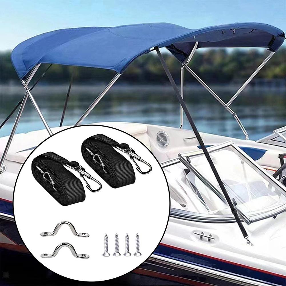 Reliable Down For Tie Straps Boats With Snap Hook Adjustable Marine Support