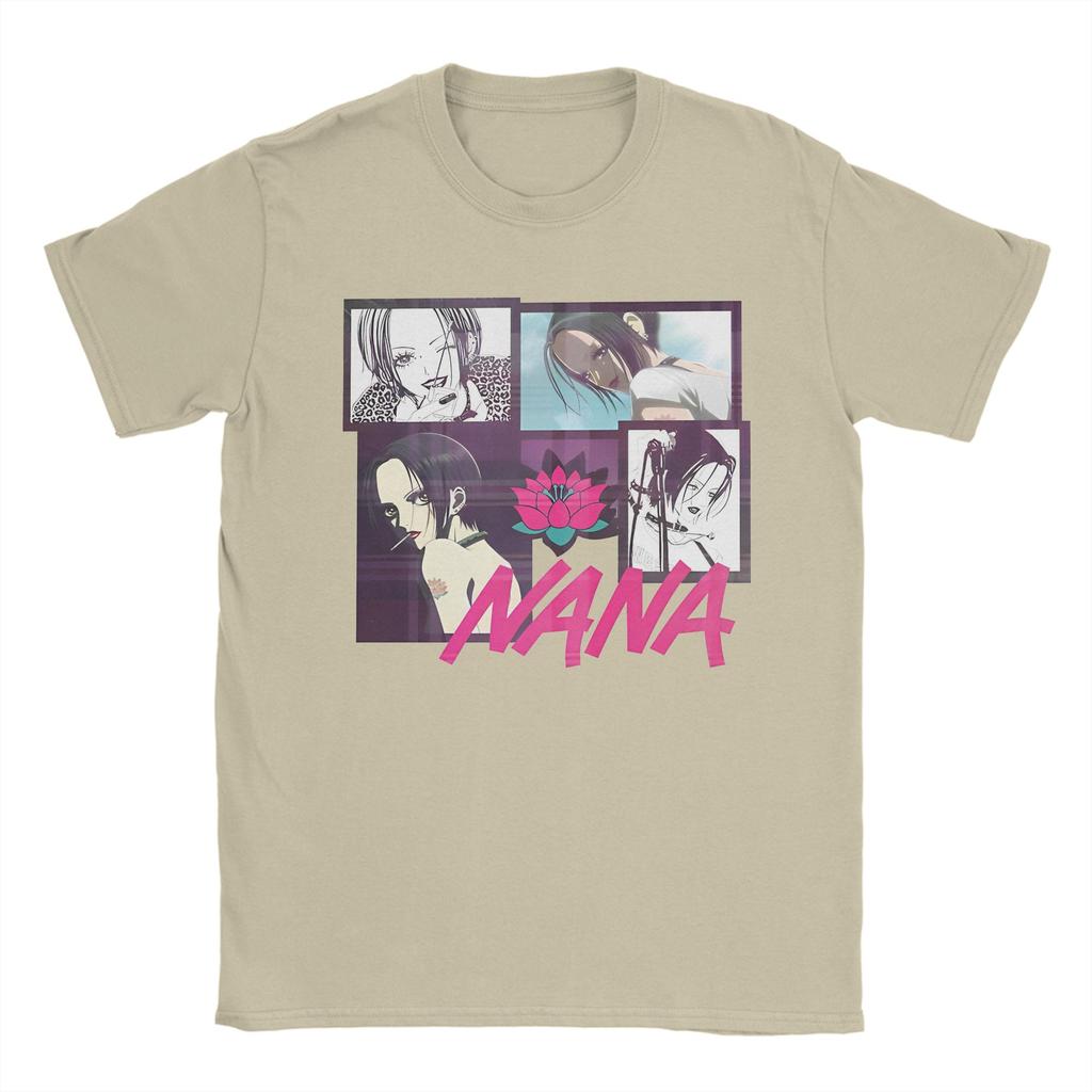 Nana Fitted Scoop T-Shirts Men Women Osaki Anime Kawaii Cartoon Vintage Cotton Tee Shirt Short Sleeve T Shirts Original Tops
