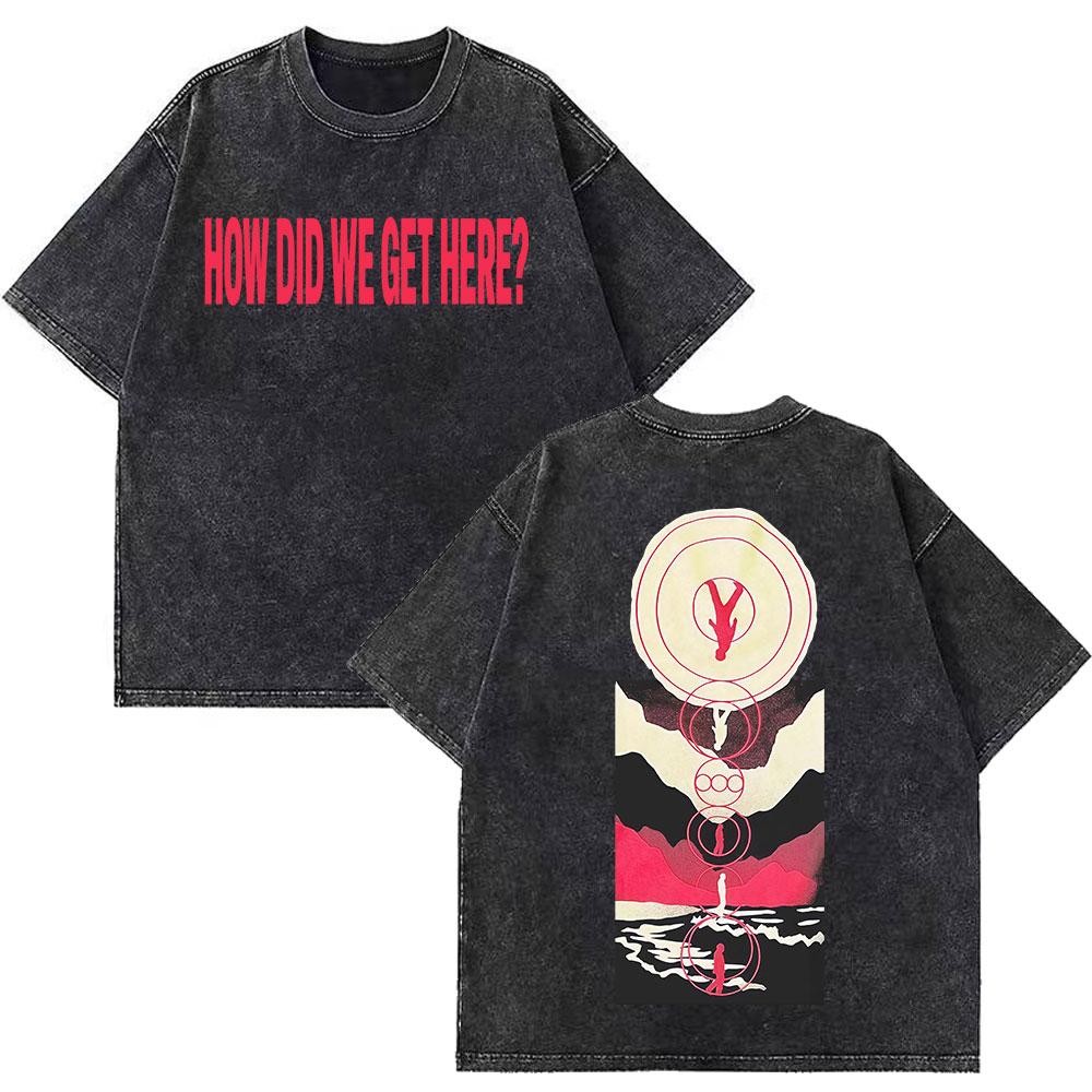 Louis Tomlinson Lemonade Tour Merch Vintage Washed T Shirt Unisex Summer Fashion Tshirts Oversized Aesthetic Trendy Tshirts