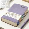 2027 A5 English Schedule Planning Notebook Efficiency Agenda Planner Notepad Ideal Gift for Students Colleagues Business Partners