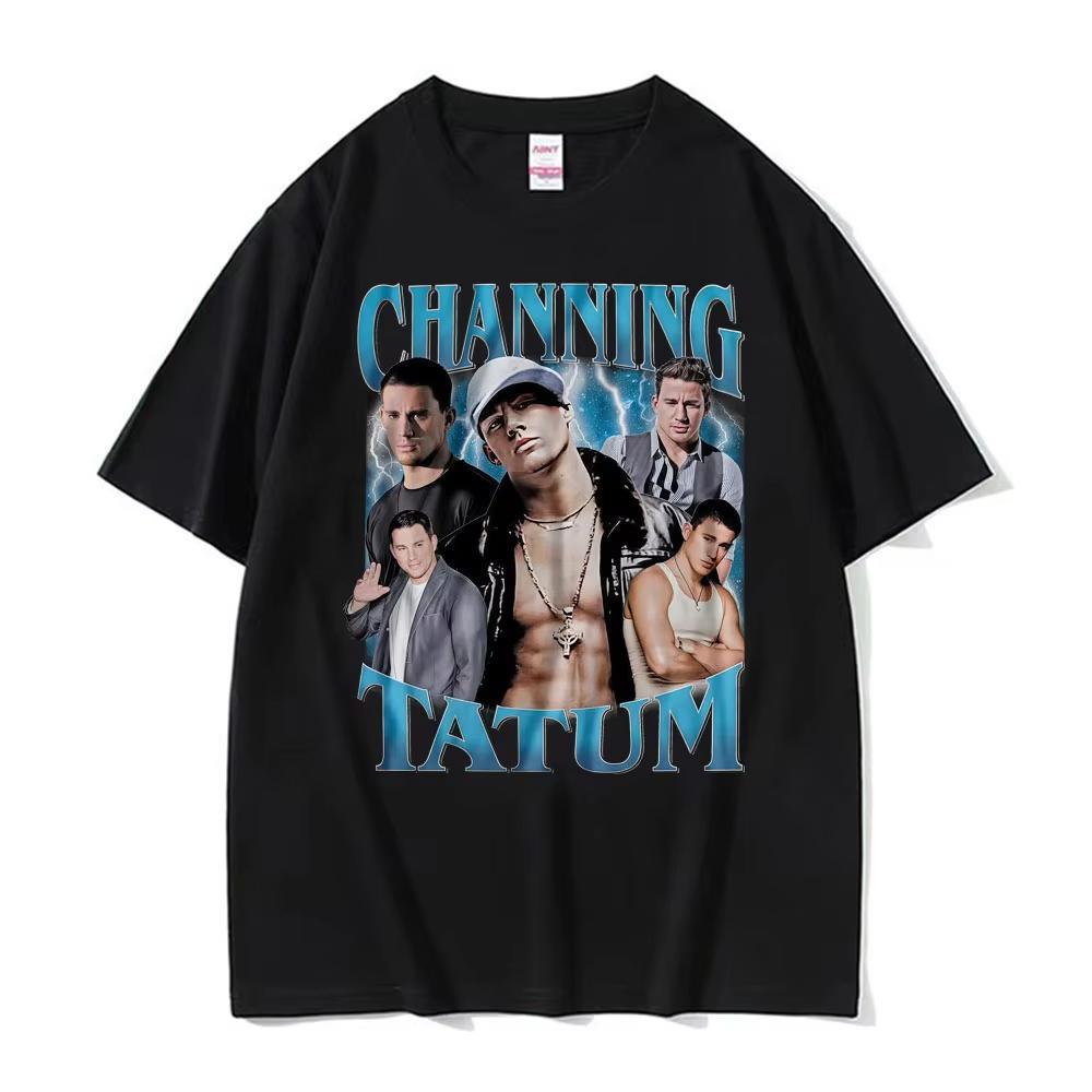 

Retro 90s Channing Tatum Homage T-shirts Men Women Casual Cotton Short Sleeve T Shirt Fashion Summer Oversized Tshirt Streetw... 5XL