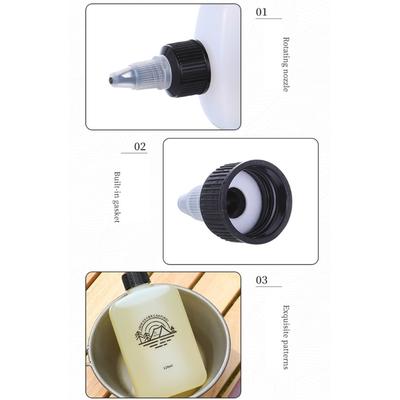 Leakproof Dispenser Bottle Squeeze Condiment Bottle Camping Squeeze Dispensing Bottle for Outdoor Cooking and Grilling