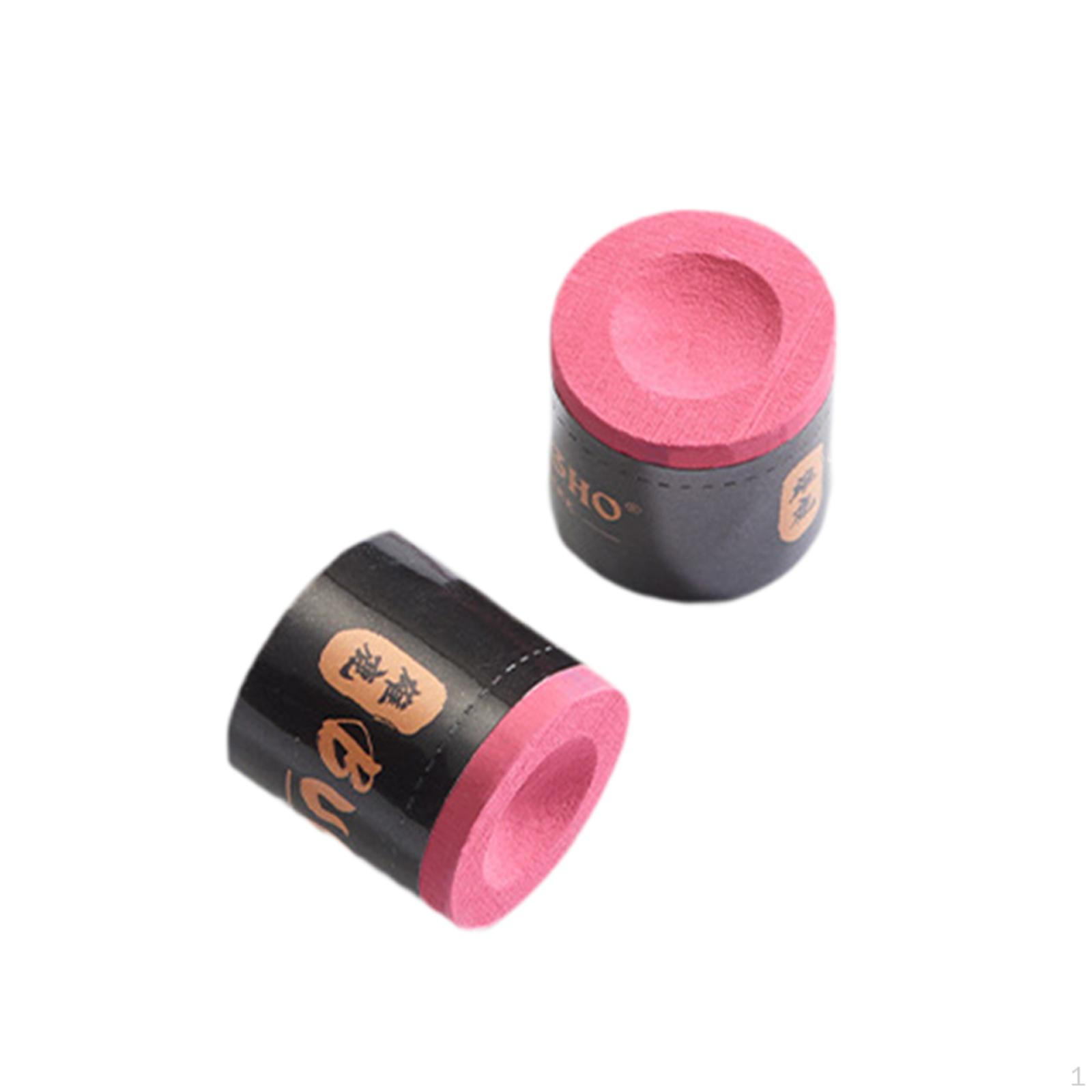 

2 Pieces Pool Cue Chalk Snooker Tip Chalks for Club Tournament Use Bar червоний
