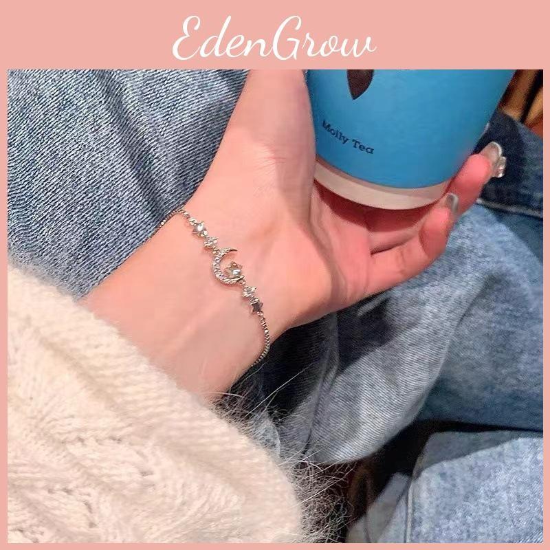 Star Moon Sophisticated Zircon Bracelet For Women Fashionable Chic Jewelry
