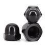 Acorn Domed Nut M3 M4 M5 M6 M8 M10 M12 M14 M16 M18 Brass/304 Stainless Steel /304 Black Hex Acorn Nut Anti-Loose Rust Domed Nuts