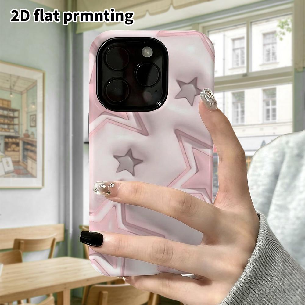 Phone Case: 2D Flat Samsung Galaxy A34 A35 M05 M06 S20 S22 S21 FE Plus 5G Protective Case, Star Background, Perfect Christmas and Halloween Holiday Gi