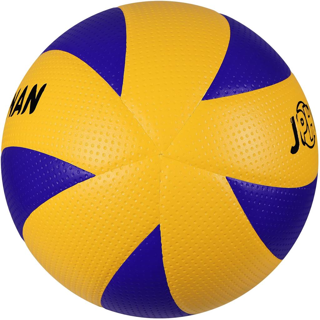 JPHNAN Professional Size Durable Official Microfiber Synthetic Leather Butyl Waterproof Internal International Standard Compliant Volleyball, 5,