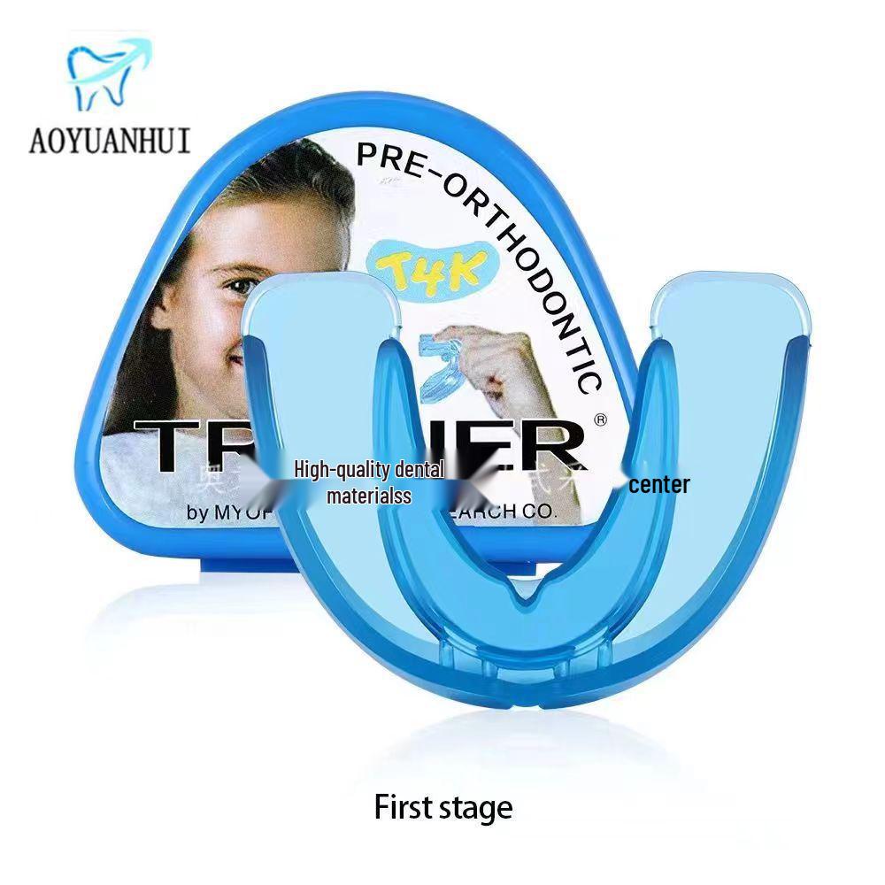 Silicone Sports Mouthguard and Invisible Orthodontic Braces for Children's Underbite, Protruding Teeth, and Molars
