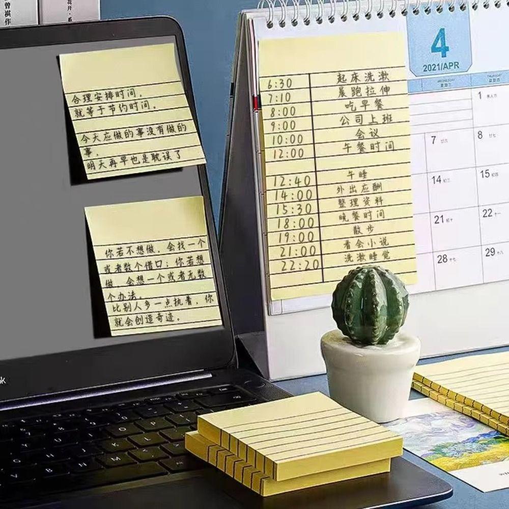 200 Sheets Diary Memo Pad Paper N Times Student Writing Marker Portable Line Sticky Notes  Notebook