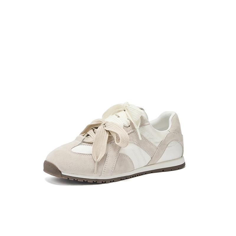 

[Love of Lime] Niche Super Fire Soft Sole German Training Shoes Women s 2025 Spring New Casual Breathable Forrest Gump Shoes 40 бежевый