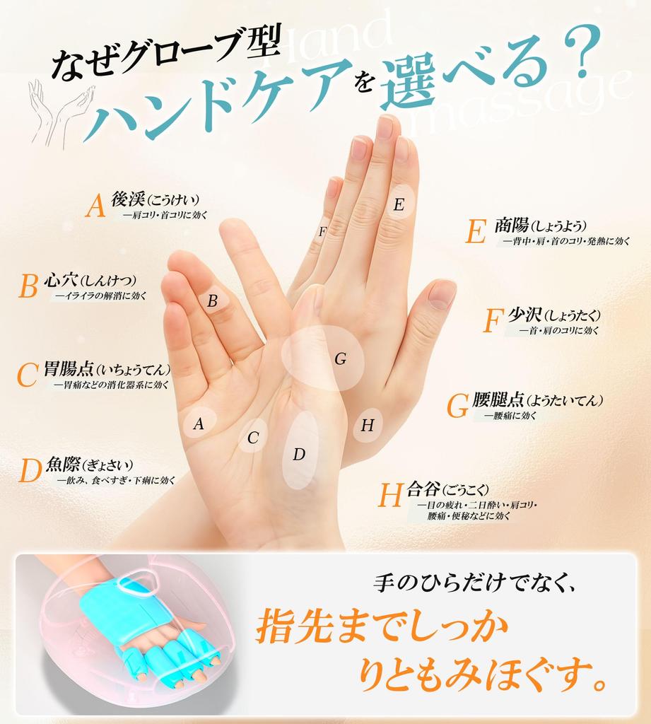 ALLJOY Hand Care Relaxation Device with Airbags for Both Hand Palm and Finger Hand Storage Pouch Gift for Men and Birthday Gift for 20s and Mother