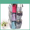 3 Tier Circular Hanging Organizer Oxford Cloth Multipurpose Storage For Shoes Closet Home Decor