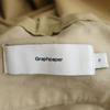 Graphpaper made in Japan Cotton pants F beige Waist rubber Men's Used