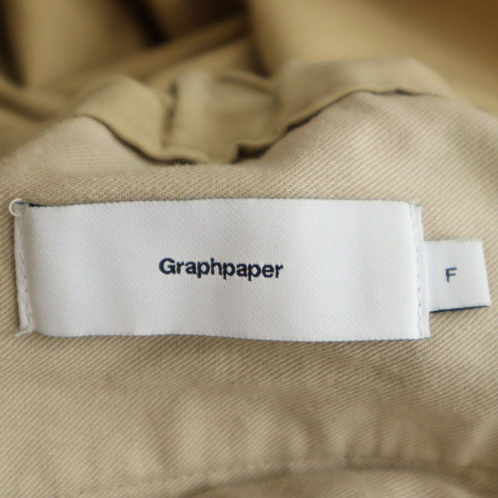 Graphpaper made in Japan Cotton pants F beige Waist rubber Men's Used