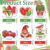 Red Green Summer Watermelon Ornaments Funny Dwarf Fruit Desktop Ornaments  Home Decor