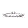Korean Style Zircon Diamond Copper Tennis Bracelet for Women - Fashionable, Anti-slip Chain, Simple Design (s4773)