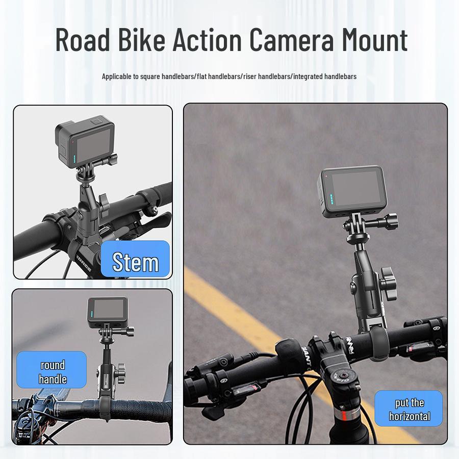 360° Motorcycle Electric Sports Camera Dashcam Mount
